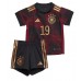Günstige Deutschland Leroy Sane #19 Babykleidung Auswärts Fussballtrikot Kinder WM 2022 Kurzarm (+ kurze hosen)